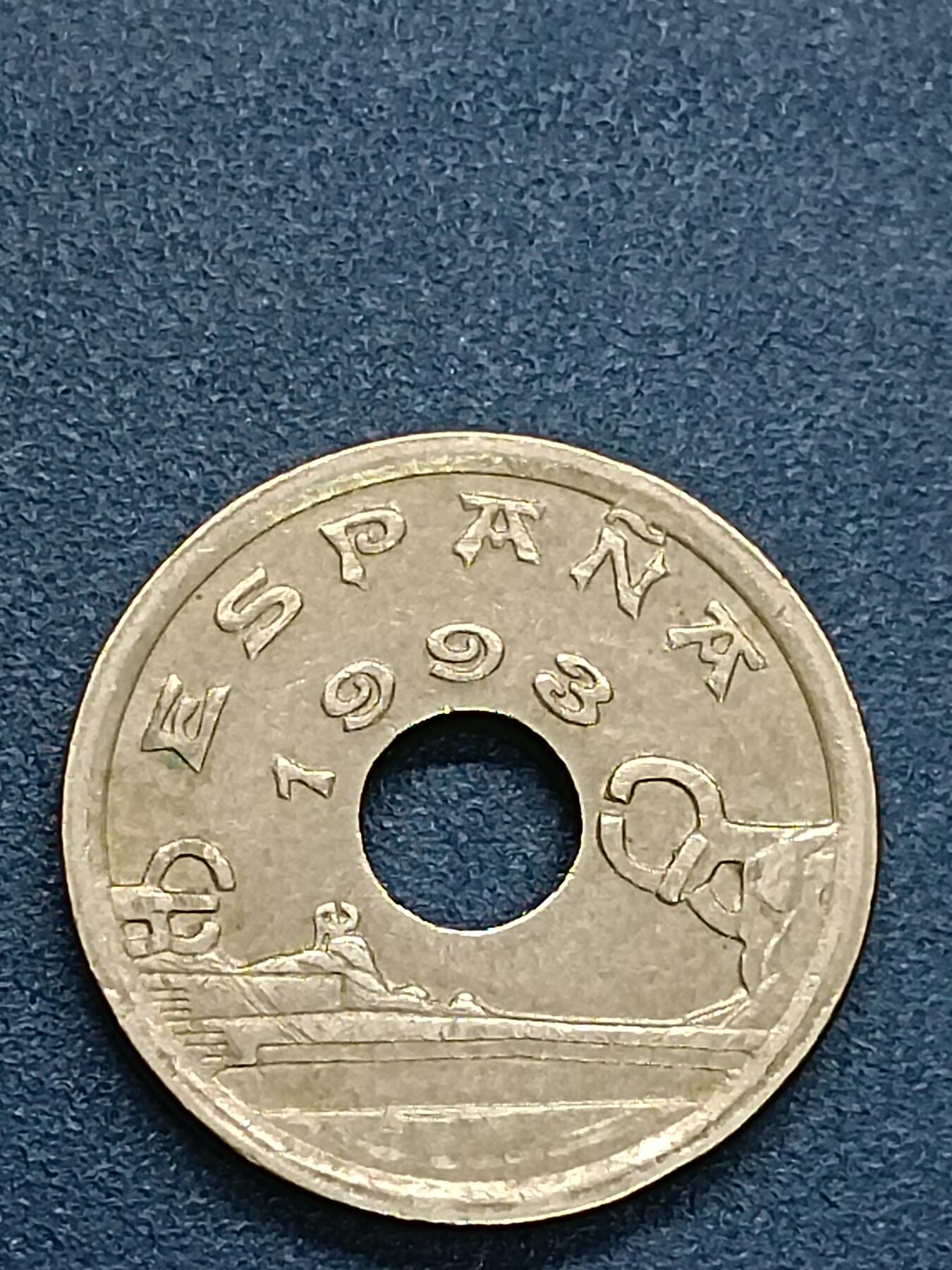 吉祥压岁钱外国硬币第53场 西班牙硬币1993
