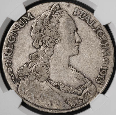 修遠堂世界钱币第五十六期 全场包邮 蛇年首拍 - NGC XF45 1918年厄立特里亚1泰勒大银币