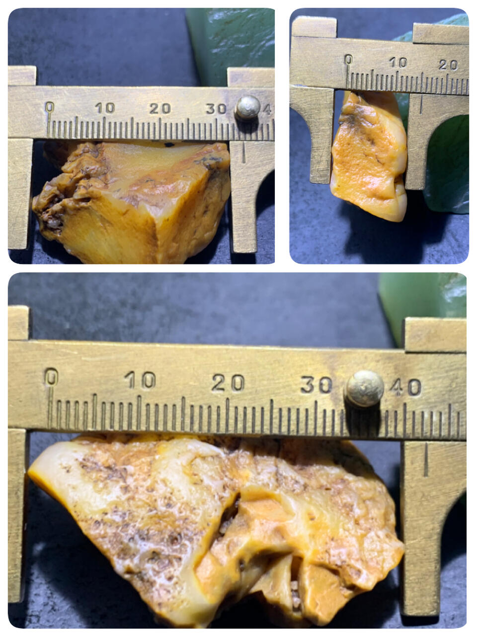 放福利！精美天然地表风化纹金丝玉籽料原石一块！