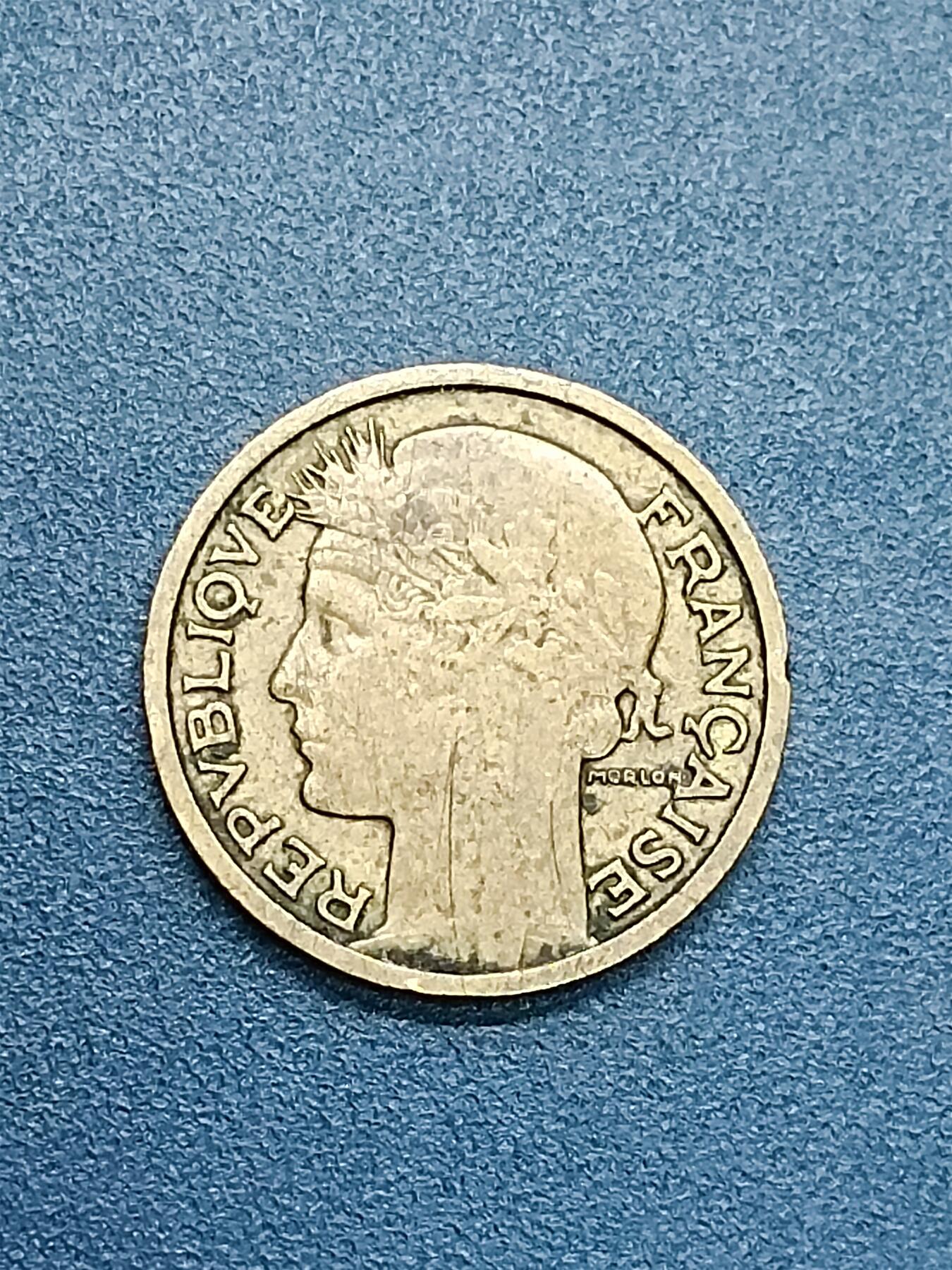 吉祥压岁钱外国硬币第53场 法国硬币1937