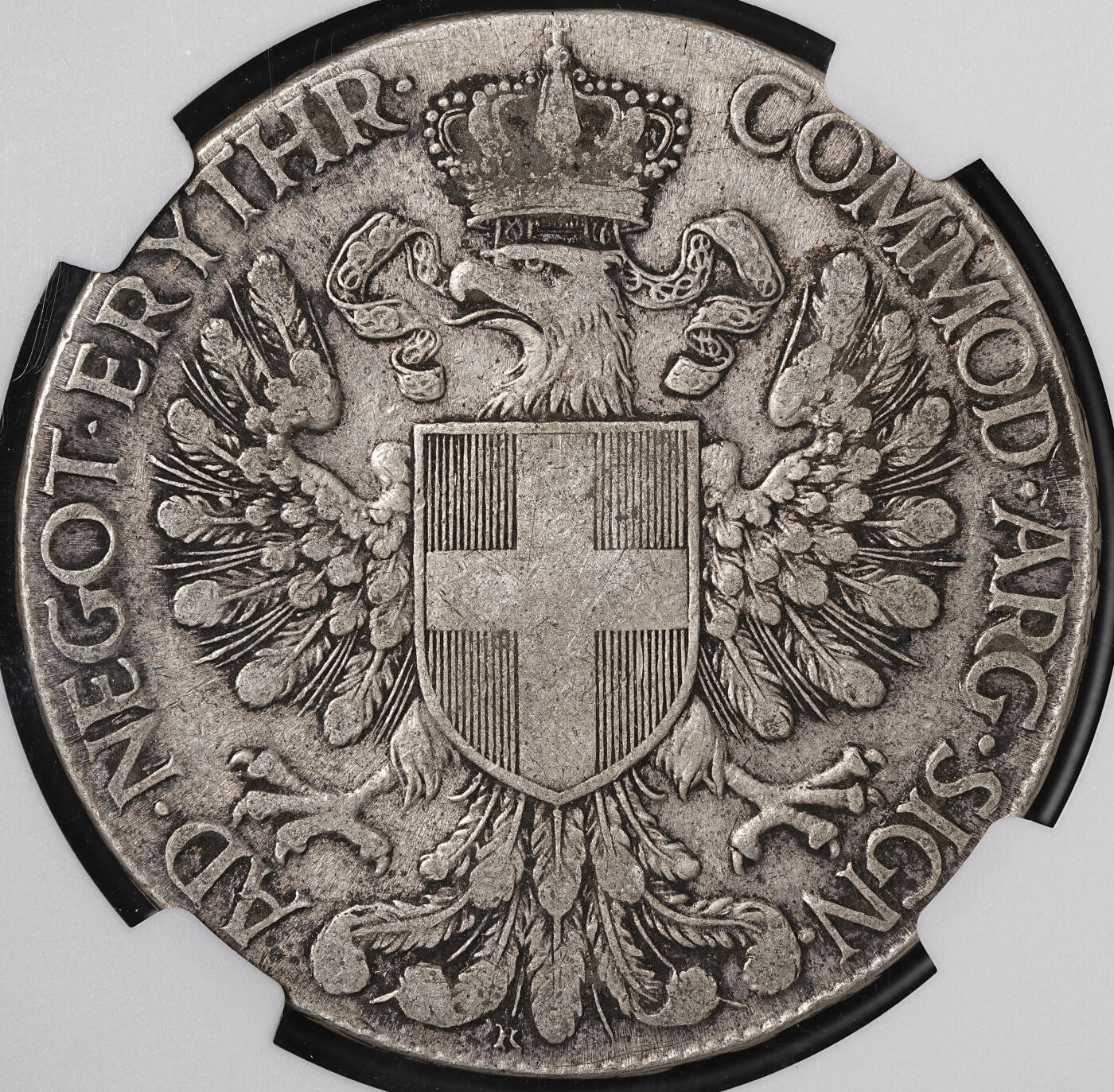 修遠堂世界钱币第五十六期 全场包邮 蛇年首拍 NGC XF45 1918年厄立特里亚1泰勒大银币