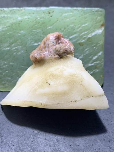 放福利！精美天然地表风化纹黑白双色金丝玉籽料原石一块！ - 放福利！精美天然地表风化纹黑白双色金丝玉籽料原石一块！