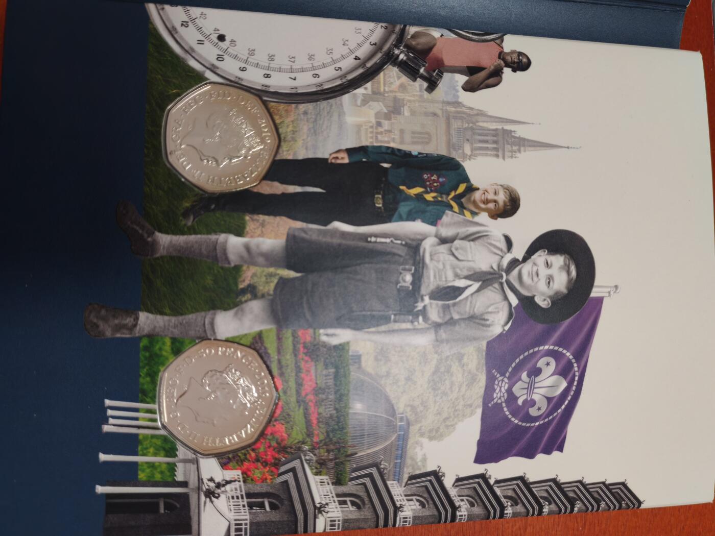长老汇龙年精选第四十八场拍卖 2019英国50便士发行50周年5枚套装普制，文化版，含稀缺的邱园50便士