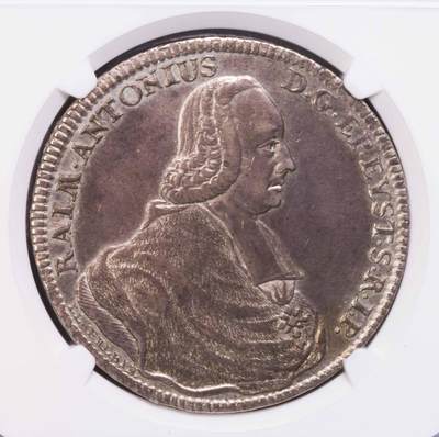 NGC-AU53 1764艾因斯塔特主教区1泰勒大银币 季军稀少 - NGC-AU53 1764艾因斯塔特主教区1泰勒大银币 季军稀少