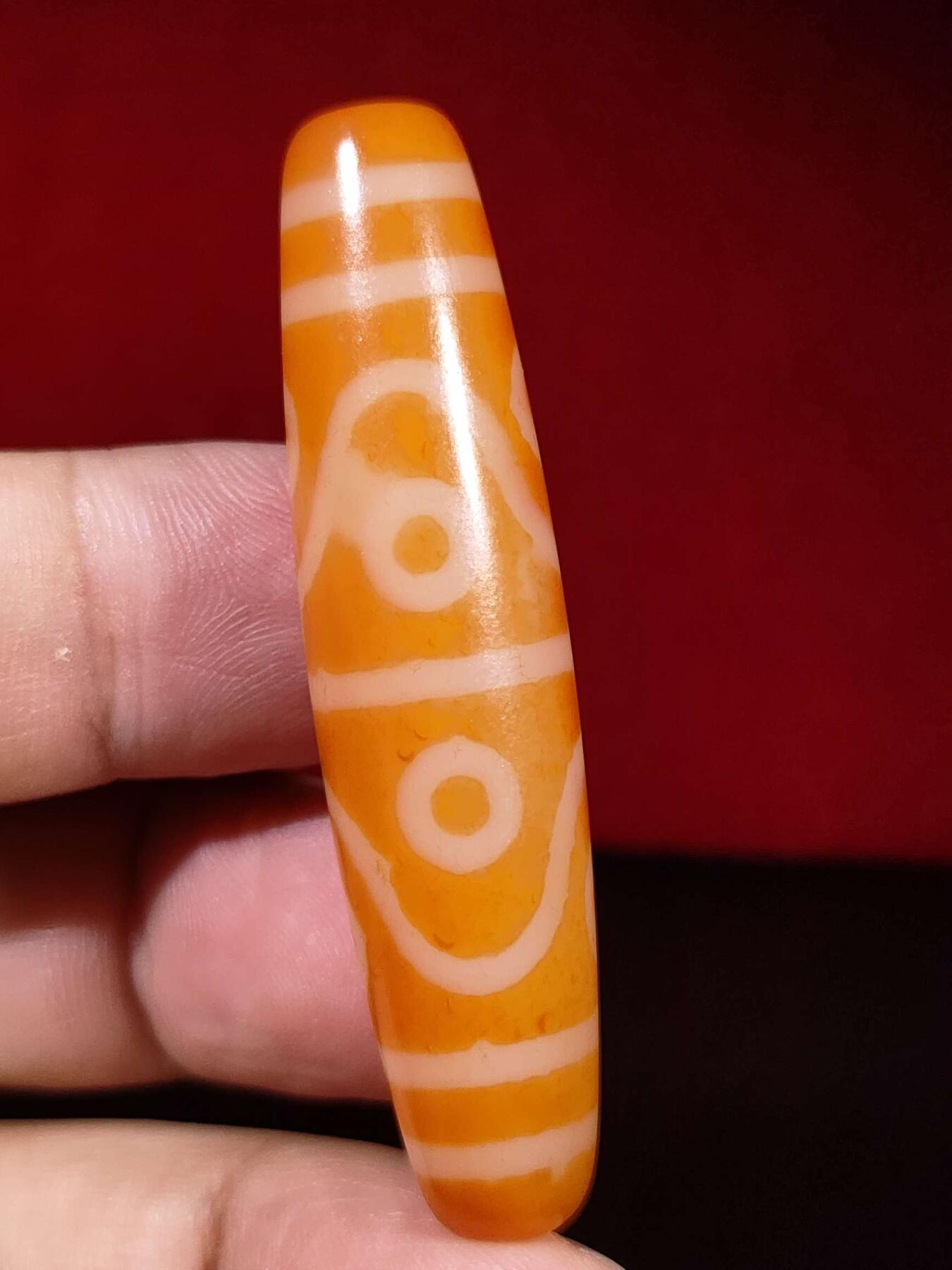 精品天珠专场 高油润红肉八眼天珠