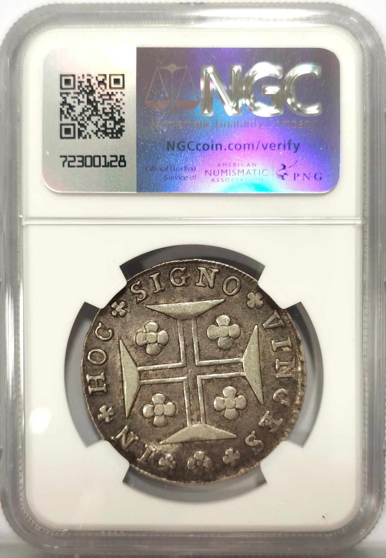 博洋堂世界钱币拍卖第109期（全场包邮） NGC AU55 葡萄牙1815年400R银币