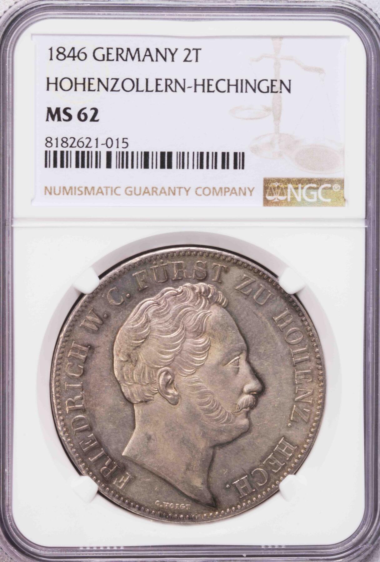 NGC-MS62 1846德国霍亨索伦黑兴根弗雷德里希亲王2泰勒