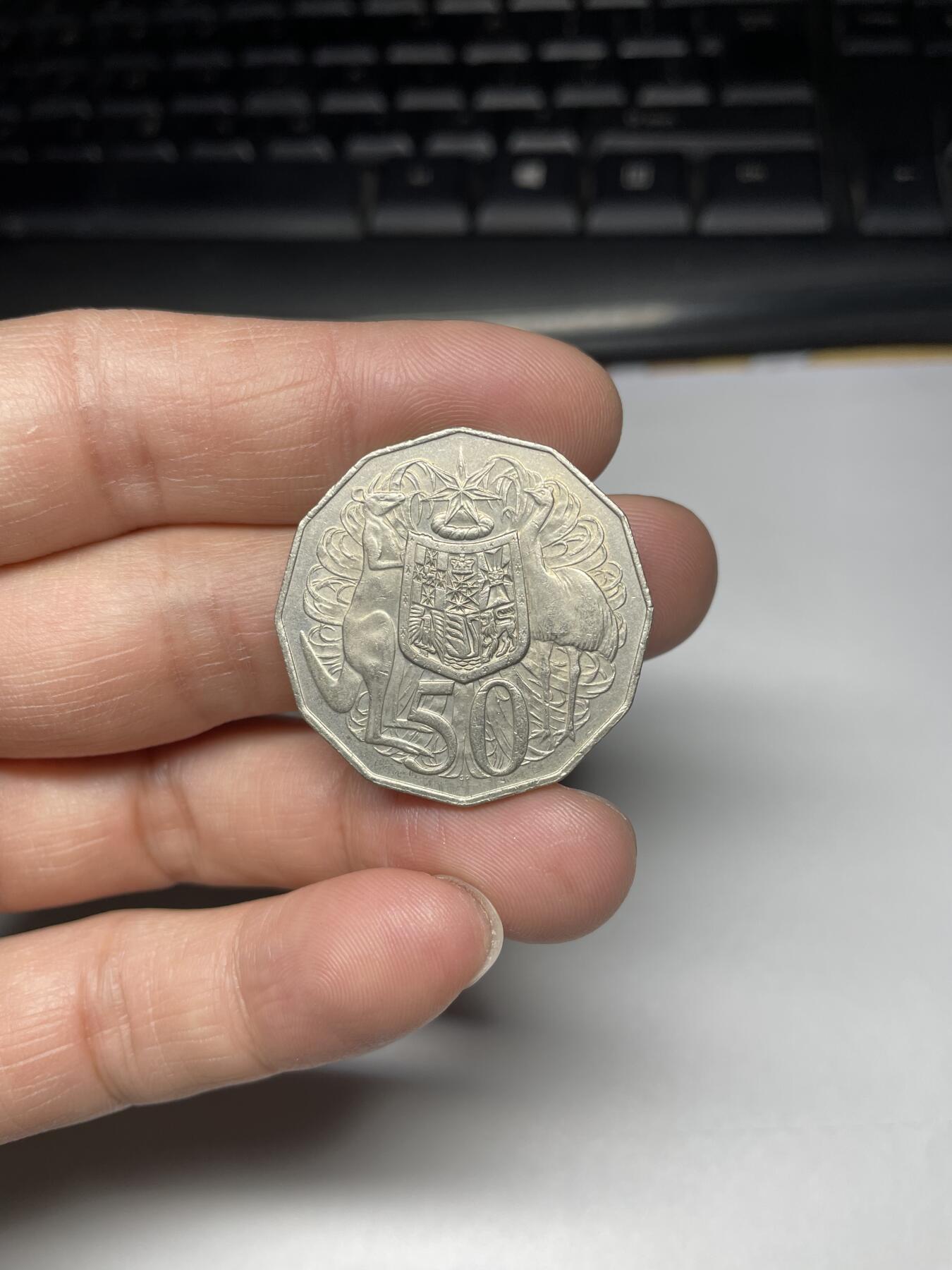 每日一拍，2025年集古藏今外币拍卖第一期-第10场—（总第200拍），可以寄存60天，满160元包邮，年底快递停运，节后安排发货。 1983年澳大利亚50便士