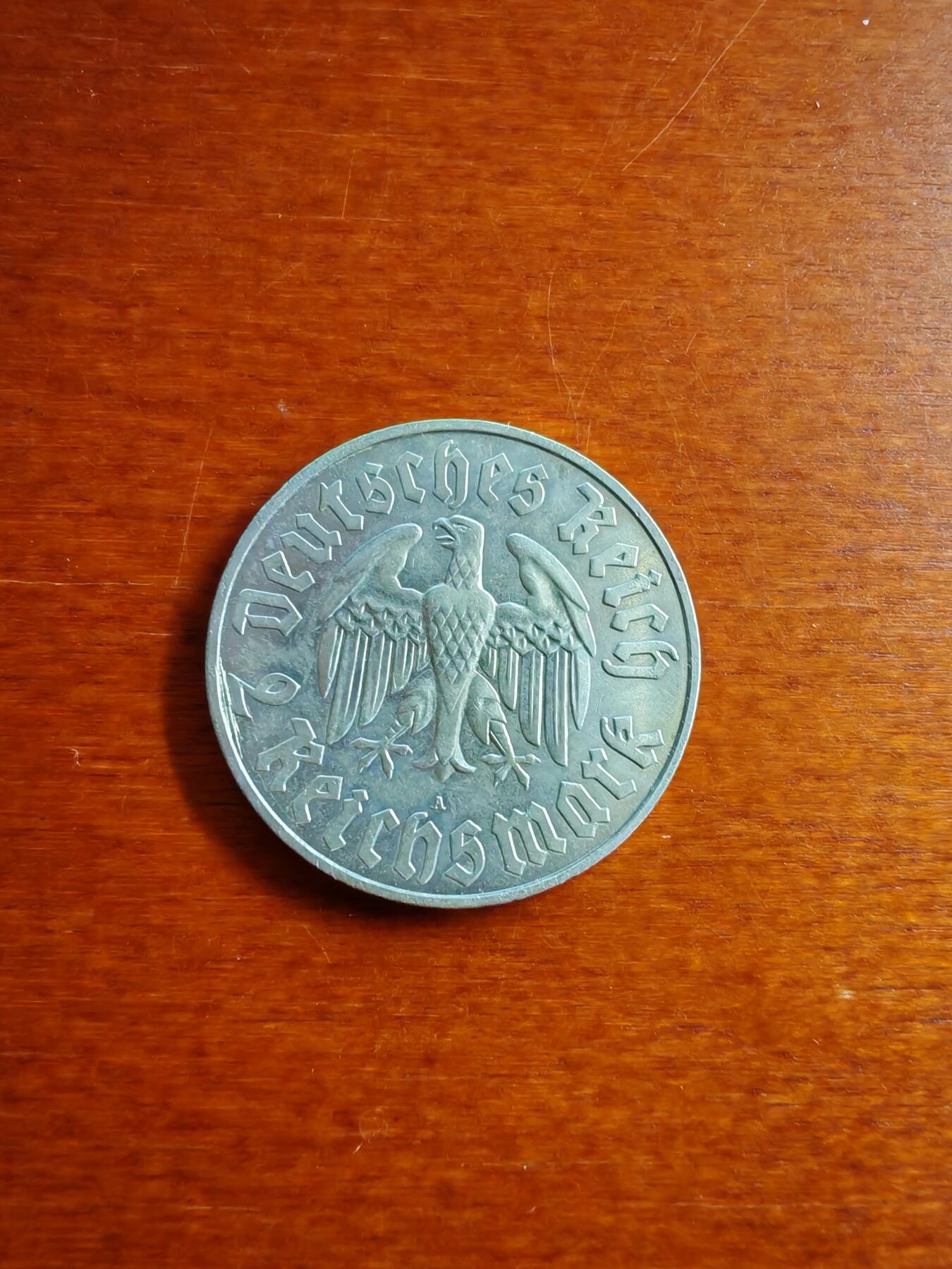 长老汇龙年精选第五十场拍卖 1933A德国第三帝国马丁路德2马克银币