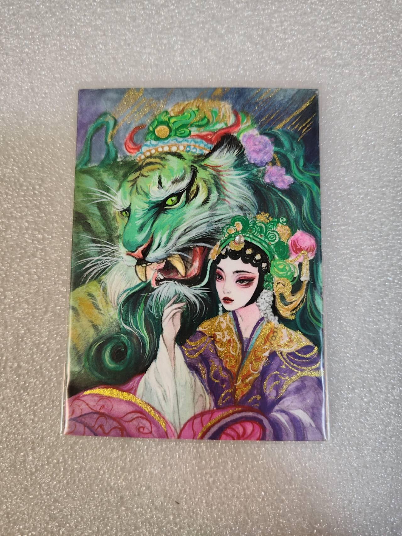 夜之极第三期（2月3日周一晚10点截拍，发货时间2月5号-8号，拍品中有惊喜） 手绘 花旦 画师 春晴