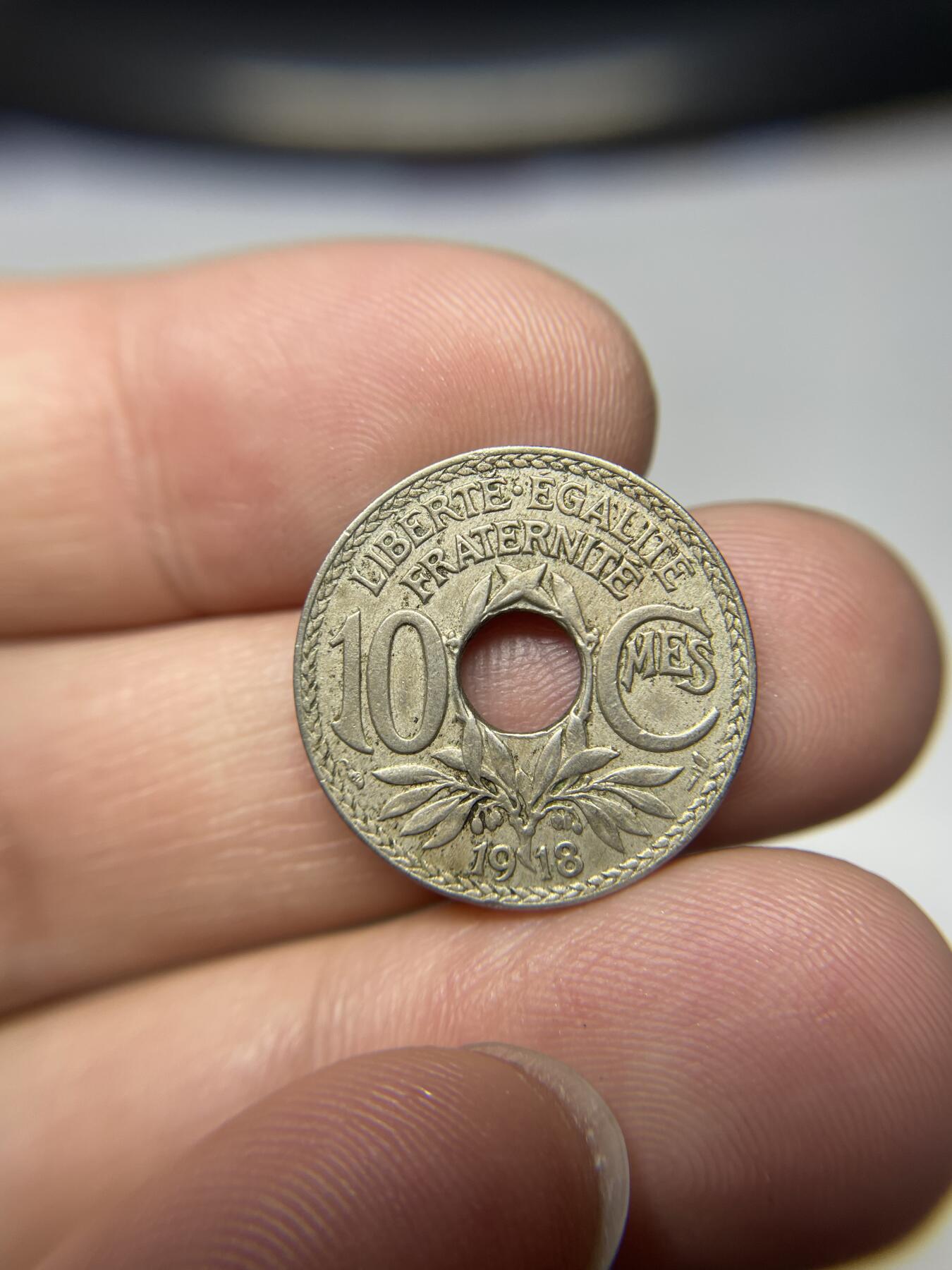 每日一拍，2025年集古藏今外币拍卖第一期-第10场—（总第200拍），可以寄存60天，满160元包邮，年底快递停运，节后安排发货。 1918年法属印支10分