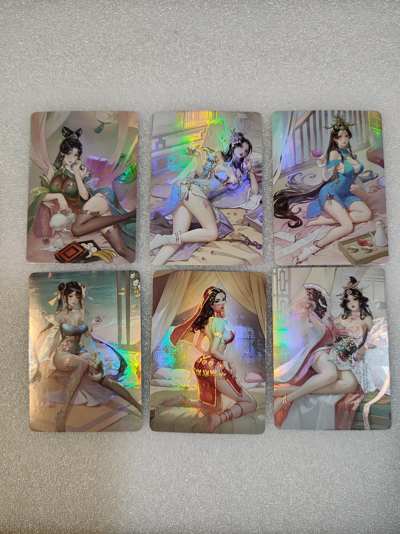 夜之极第三期（2月3日周一晚10点截拍，发货时间2月5号-8号，拍品中有惊喜） 美女 彩闪 6张