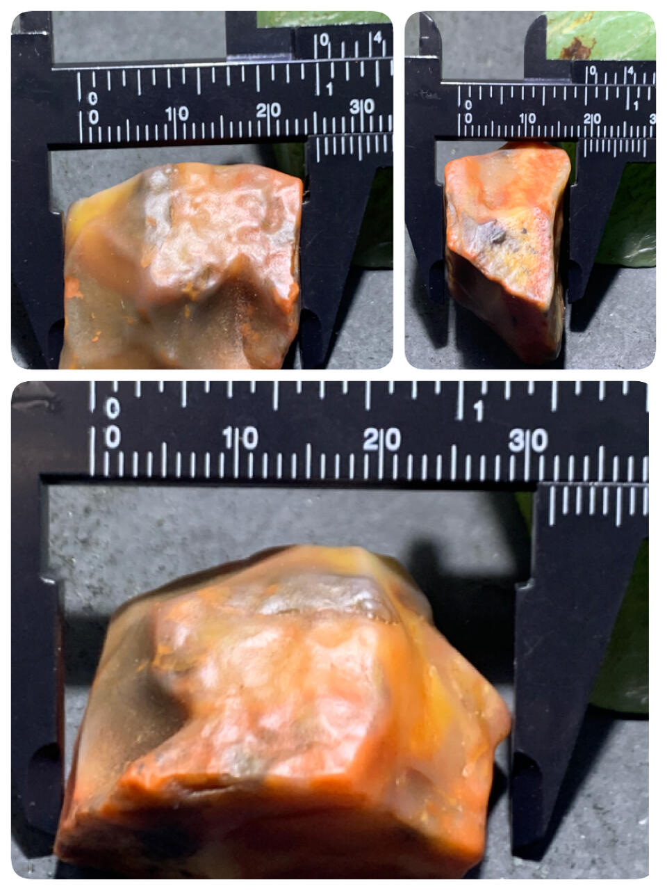 放福利！精美天然地表青花飘红金丝玉籽料原石一块！