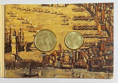 S&S Numismatic世界钱币-拍卖 第116期  - 意大利1989年 发现美国500周年 200+500里拉纪念银币官方卡币 总和16克835银