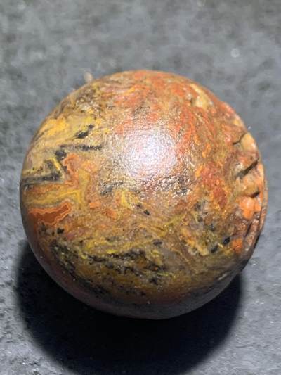 精美亚光原皮草花纹风化纹战国红玛瑙手工雕刻道字单珠一颗！ 精美亚光原皮草花纹风化纹战国红玛瑙手工雕刻道字单珠一颗！