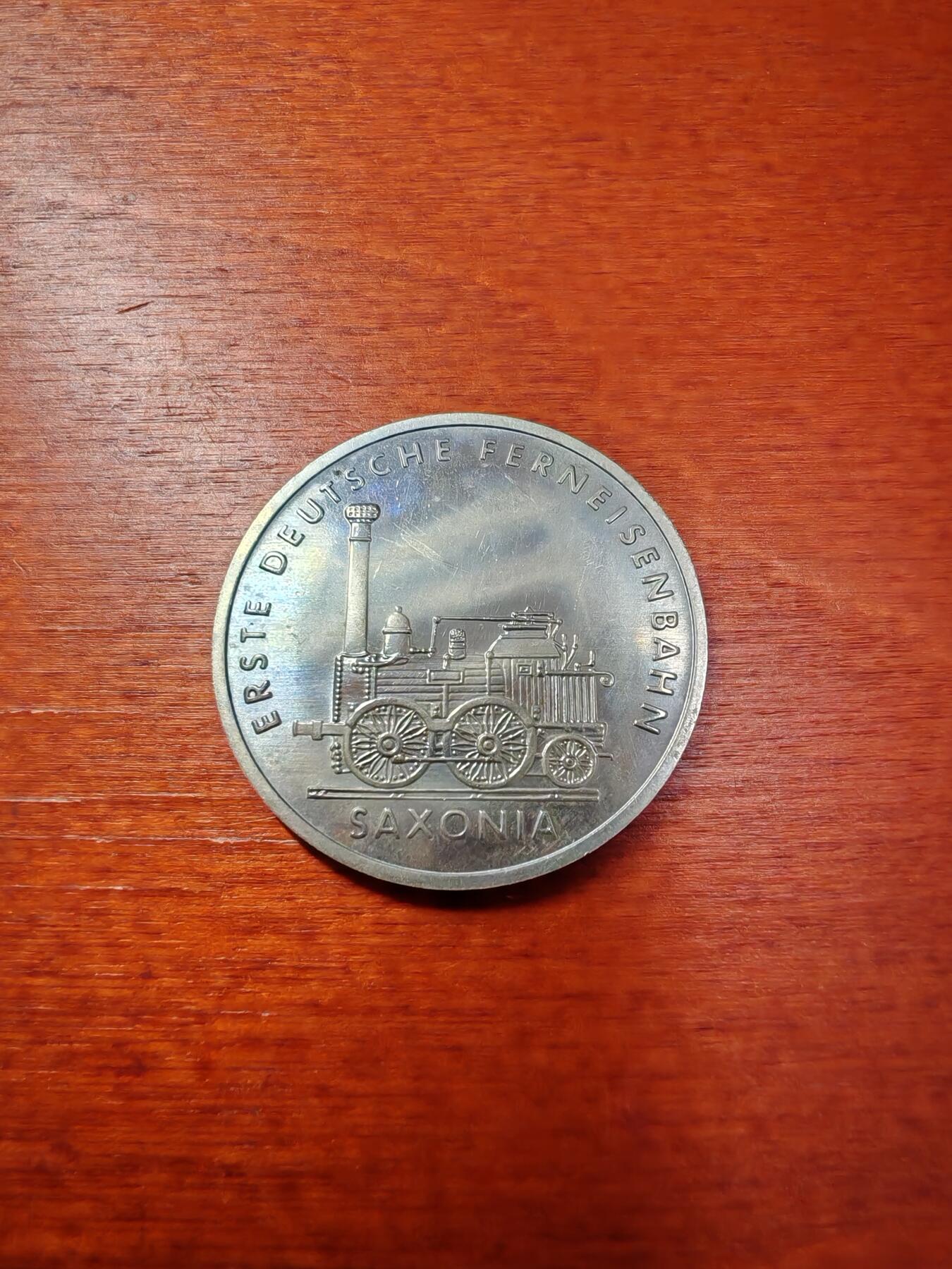 长老汇蛇年精选第一场拍卖 1988东德首条铁路5马克铜镍币