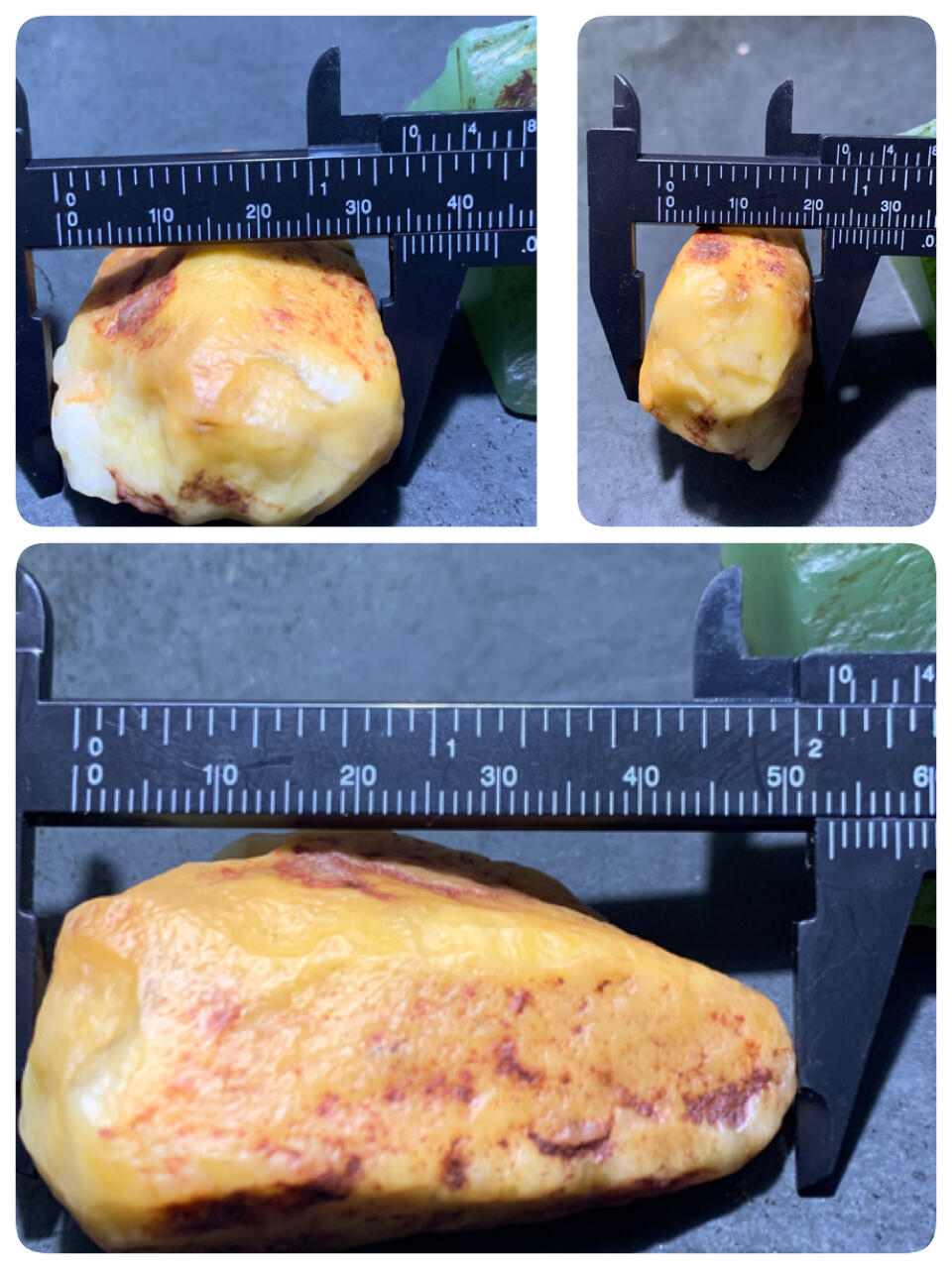 精美天然地表洒红皮金丝玉籽料原石一块