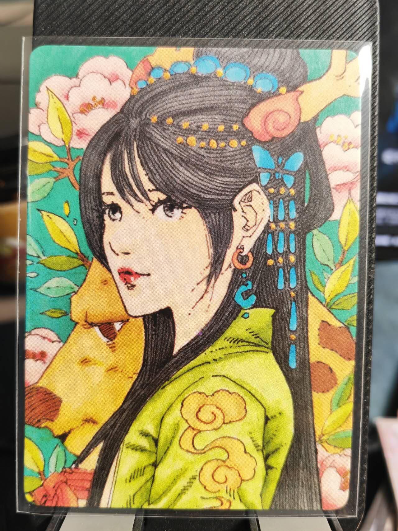 阳大大卡牌超级大甩拍第37期（周一晚上八点截拍，持续收拍品，进群福利早知道） 【拓印卡】小花瓣 手绘拓印卡 鹿茸 编号011/022 绝世稀缺好卡