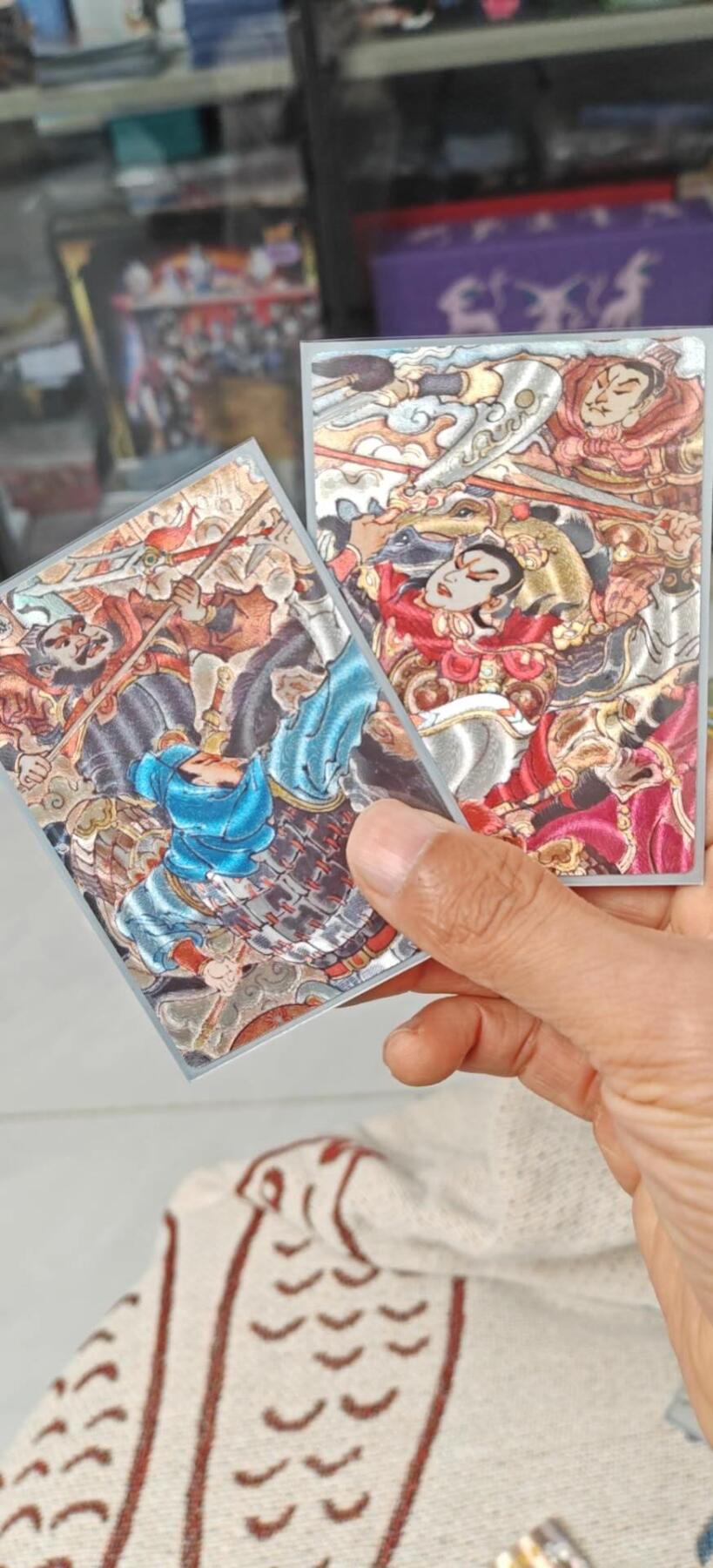 秋原瞳小店第7期（为了卡友节省，以后发都是普快.需要顺丰私聊，这次也送卡游各种卡位，祝大家新年快乐） 昆仑万象陈岱青三英战吕布粗闪特卡