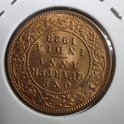 沼泽如烟--第620场 - 英属印度1928年四分之一安娜
