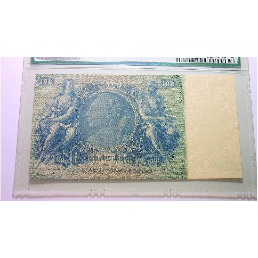 PCGS MS64 德国第三帝国1935年化学家100马克 无字母花纹水印版 原光