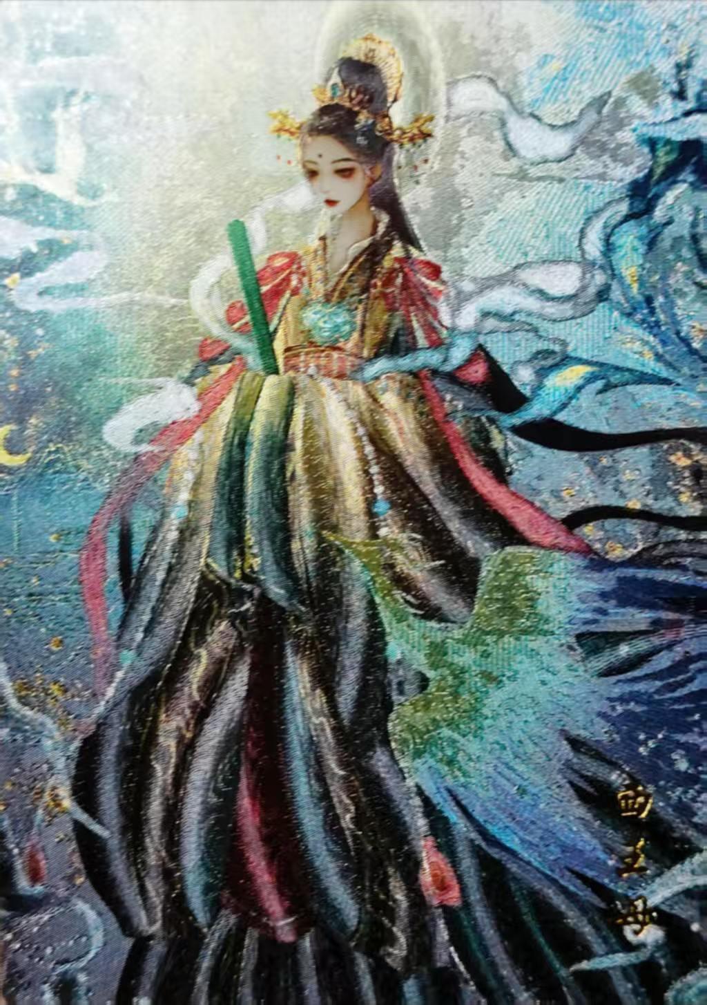 龍虎卡牌2025年第一场（大家春节快乐） 半粗卡  西王母