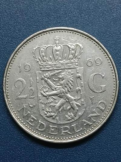 吉祥压岁钱外国硬币第54场 荷兰女王1969