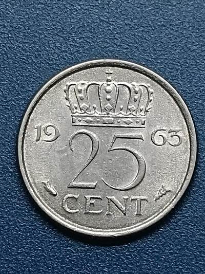 吉祥压岁钱外国硬币第54场 荷兰女王1963