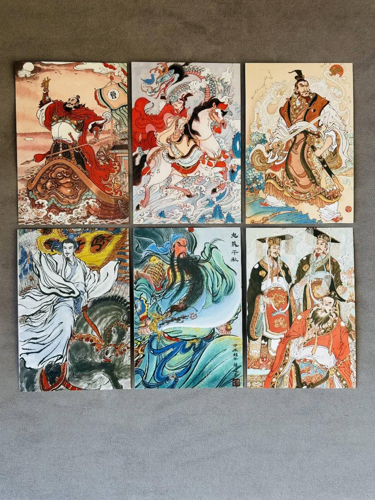 龍虎卡牌2025年第一场（大家春节快乐） 昆仑万象 三国龙虎汇-物料（明信片6张+书签5个+马口铁1个） 