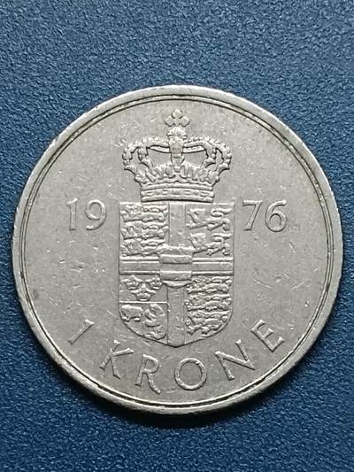 吉祥压岁钱外国硬币第54场 丹麦女王1976