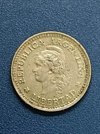 吉祥压岁钱外国硬币第54场 阿根廷女神1971