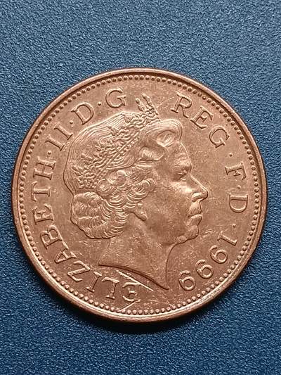 吉祥压岁钱外国硬币第54场 英国女王1999