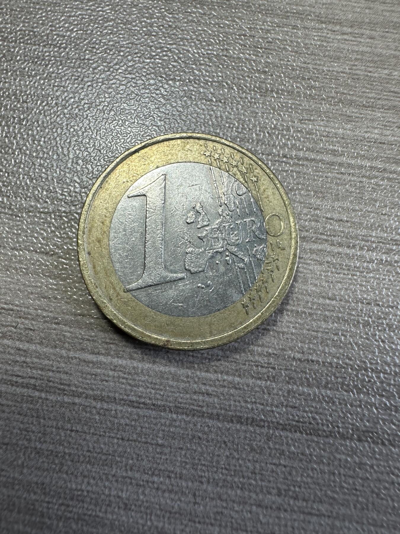 无佣金！章，世界钱币，纸币 1999年一欧元硬币