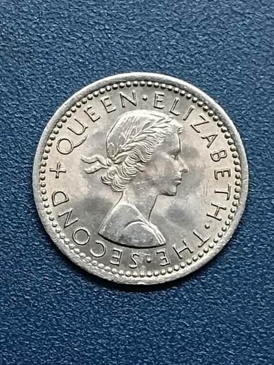 吉祥压岁钱外国硬币第54场 英国女王1964