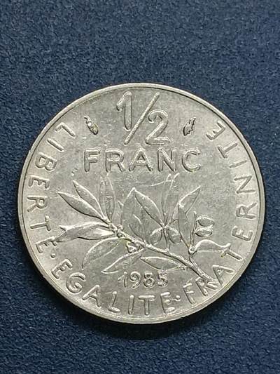 吉祥压岁钱外国硬币第54场 法国女神1985