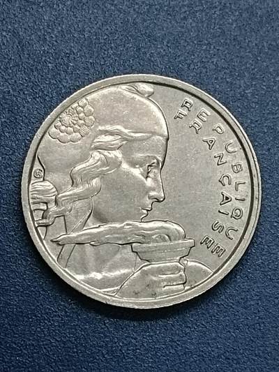 吉祥压岁钱外国硬币第54场 法国女神1955