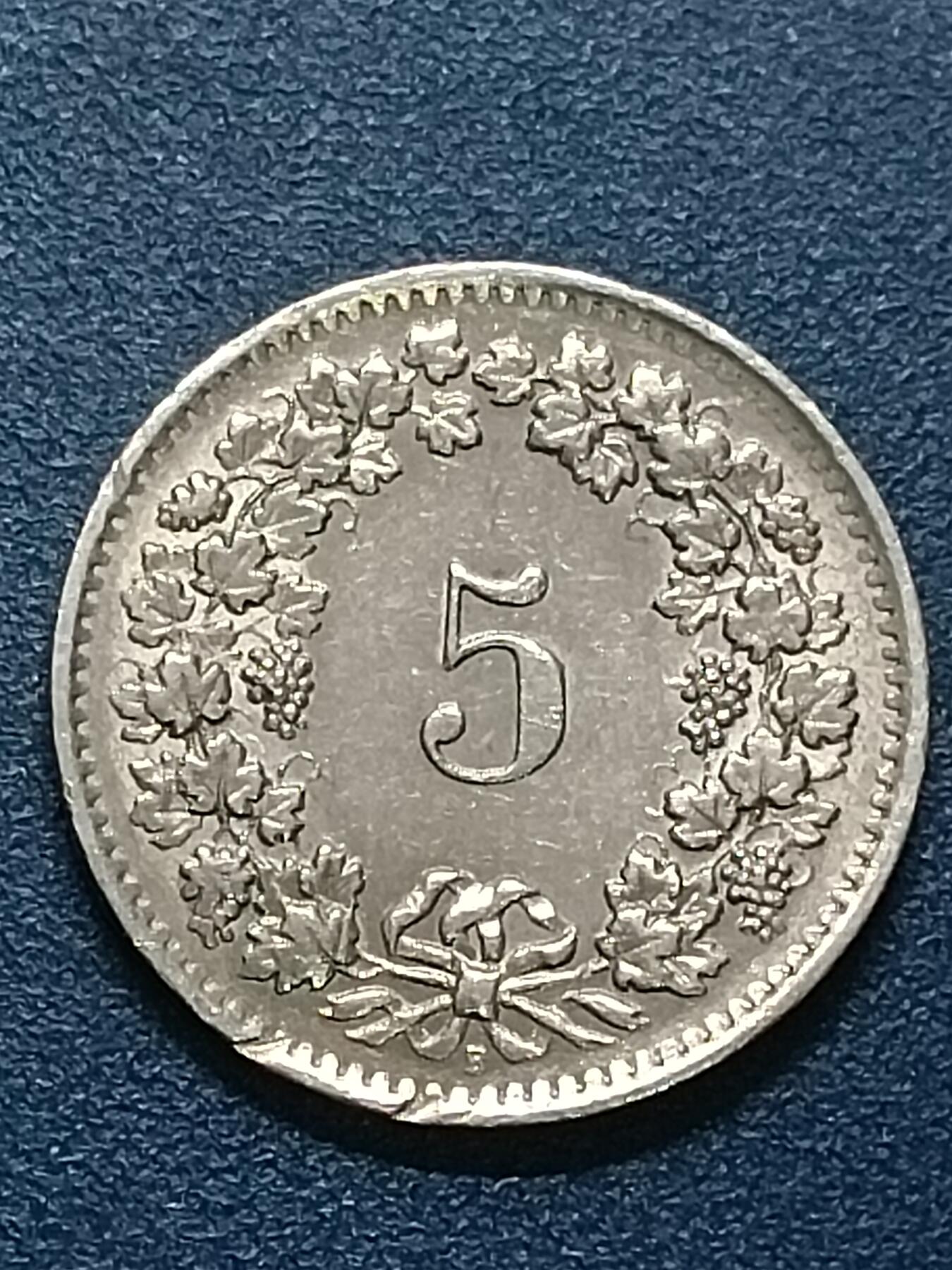 吉祥压岁钱外国硬币第54场 瑞士女神1963