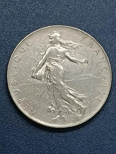 吉祥压岁钱外国硬币第54场 法国女神1977