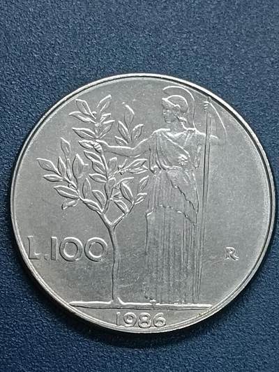 吉祥压岁钱外国硬币第54场 意大利女神1986