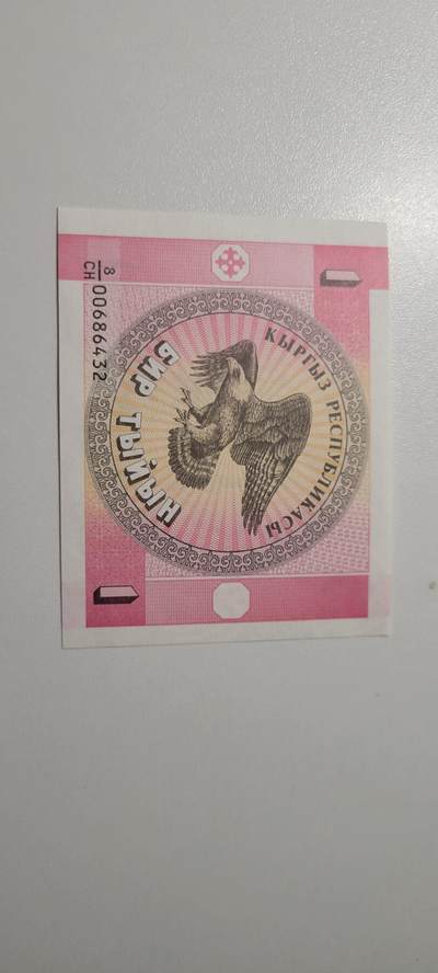 2025第三期纸币均有打光 吉尔吉斯斯坦1993年1沙姆