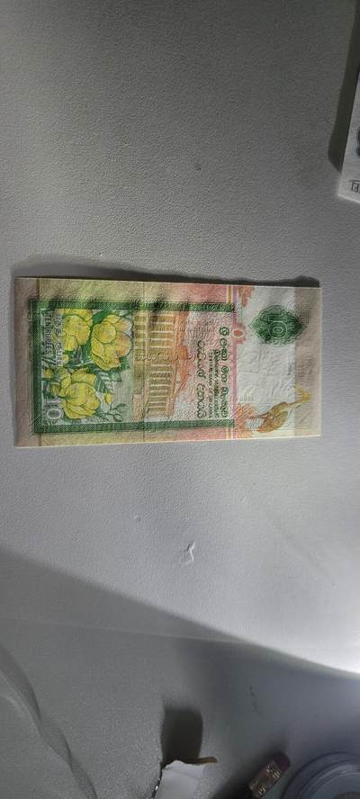 2025第三期纸币均有打光 斯里兰卡10卢比纸币 1995版