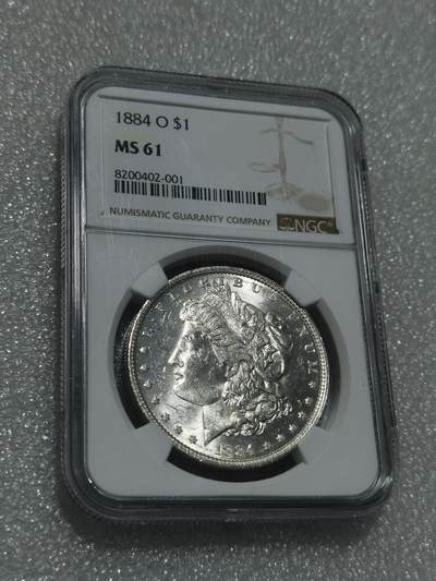 天下钱庄专场欢迎参拍 - NGC MS61 1884美国摩根一美元银币