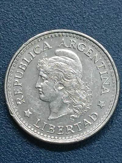 吉祥压岁钱外国硬币第54场 阿根廷女神1971