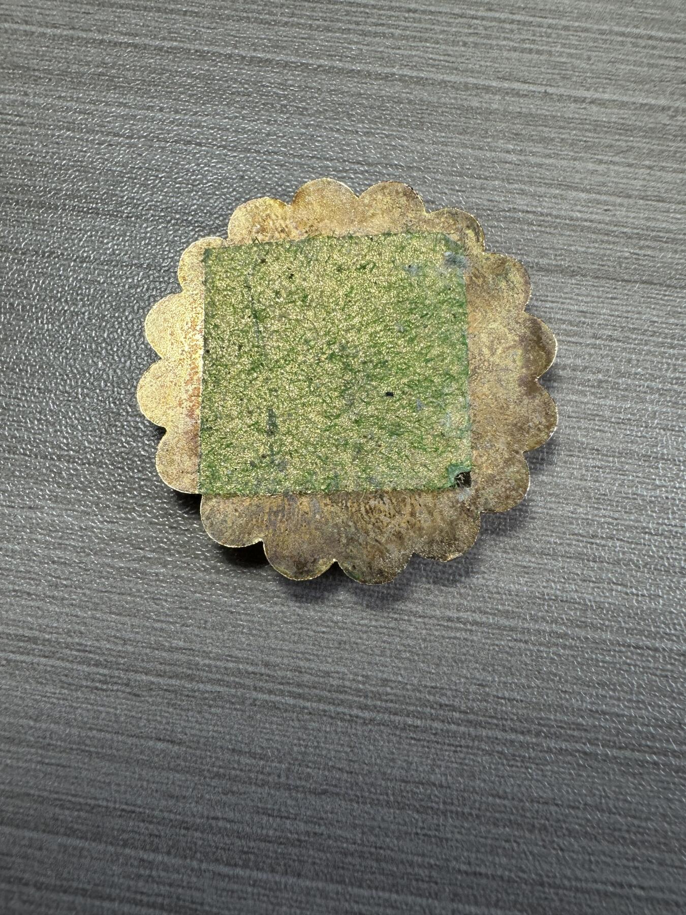 无佣金！章，世界钱币，纸币 日本皇室御用菊花纹铜饰