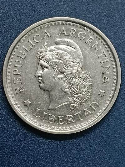 吉祥压岁钱外国硬币第54场 阿根廷女神1959