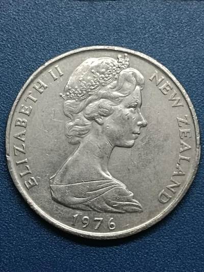 吉祥压岁钱外国硬币第54场 英国女王1976