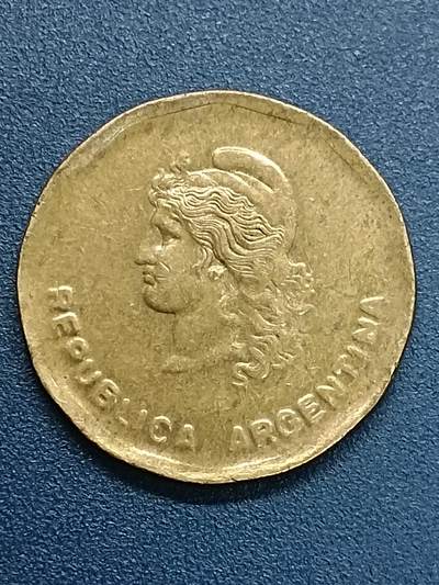 吉祥压岁钱外国硬币第54场 阿根廷女神1988