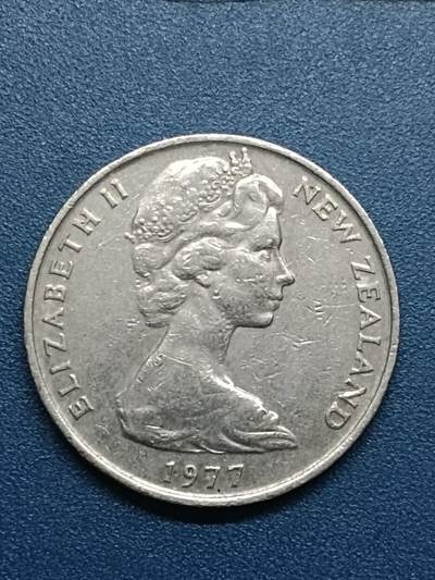 吉祥压岁钱外国硬币第54场 英国女王1977