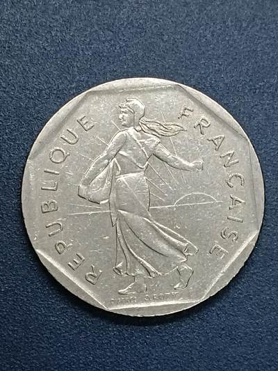 吉祥压岁钱外国硬币第54场 法国女神1981