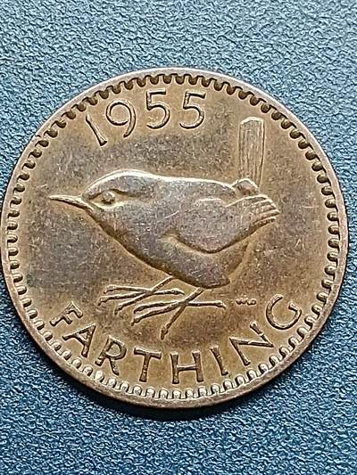 吉祥压岁钱外国硬币第54场 英国女王1955